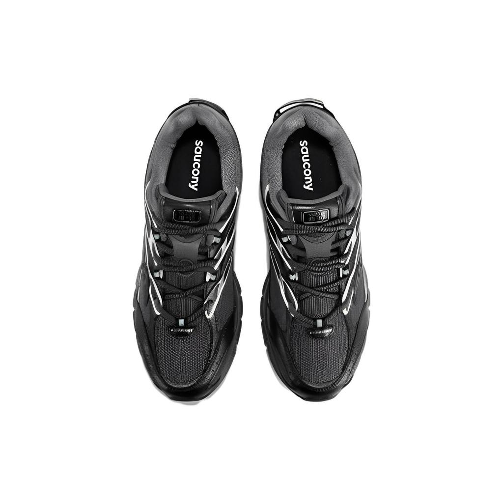 SAUCONY Cohesion 2K Lightweight Comfortable Shock Absorbing Non-Slip Durable Low-Top Training Running Shoes Unisex Sneaker Black Gray S79019-4