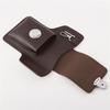 Bolsa de Cinto para Celular para Homens Porta-Celular Carteira Portátil Pochete Multifuncional de Couro PU Estojo Vertical Presente