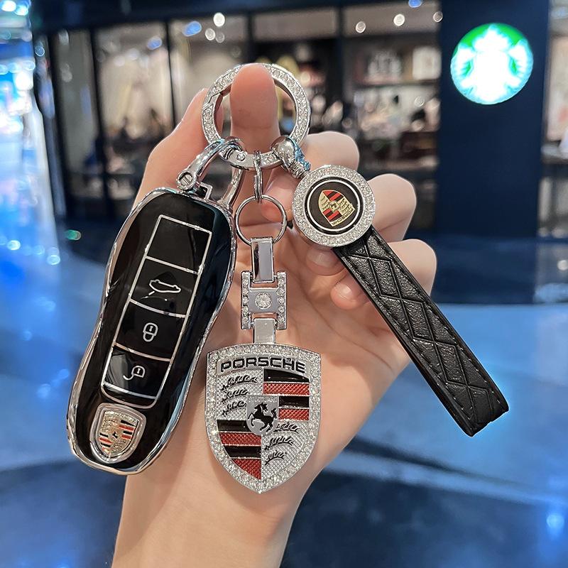 For Porsche Key Case Paramela Panamera Cayenne Buckle Macan911 Case