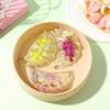 Anti Anxiety Dumpling Fidget Toys 3Pcs Glitter Transparent Pack With Steamer Sensory Toy for Work Break Relaxation