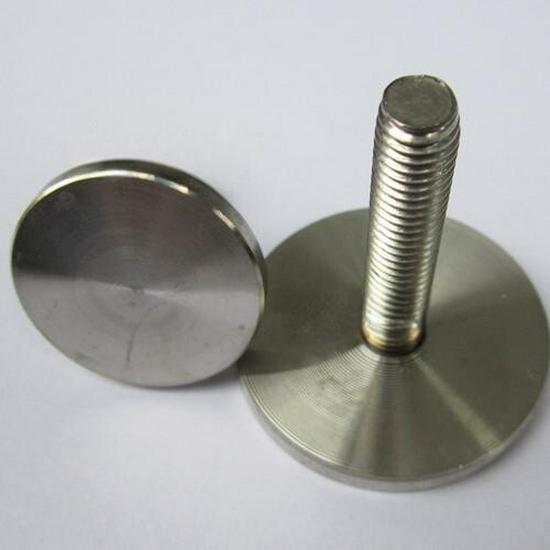 

304 Stainless Steel Large Round Head Screws with Threaded Rod M6/M8/M10 M6*Head Ø16mm*Thread 20mm