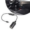 Power Converter Plastic Construction Compact Type C To 12V Car Lighter Female Converter For Electronic Devices