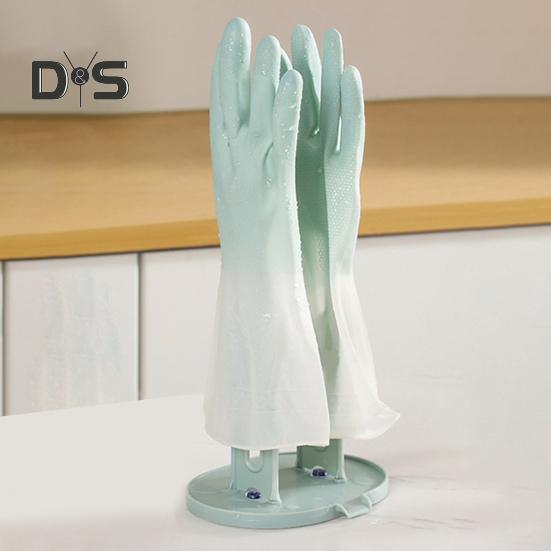 1/2ks držák na kuchyňské rukavice Sušák na rukavice se stabilní základnou Jednoduchá instalace Organizér na sušení utěrek na nádobí Stojan na věšák na dřez