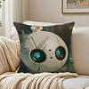 Adventure Movie The WWild RRobotS Cushion Cover Linen Pillowcase Soft  for Sofa Bed Home Room Decor