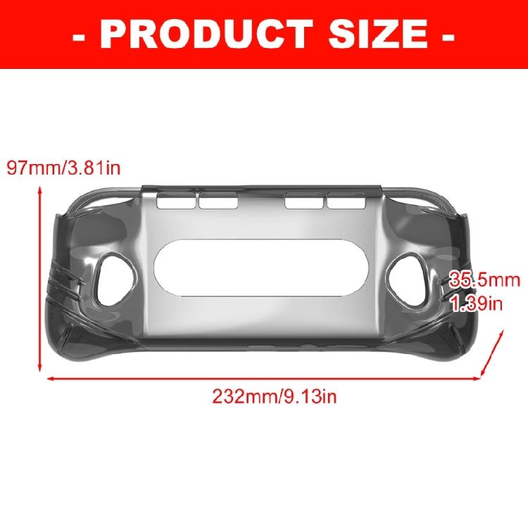 Handheld Game Console Accessory Transparent Protector Case for AYN 3 Shockproof Cover Housing Case Cover TPU Shell