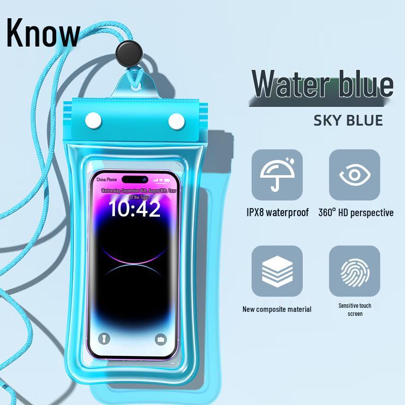 Tri-fold Floating Waterproof Phone Pouch