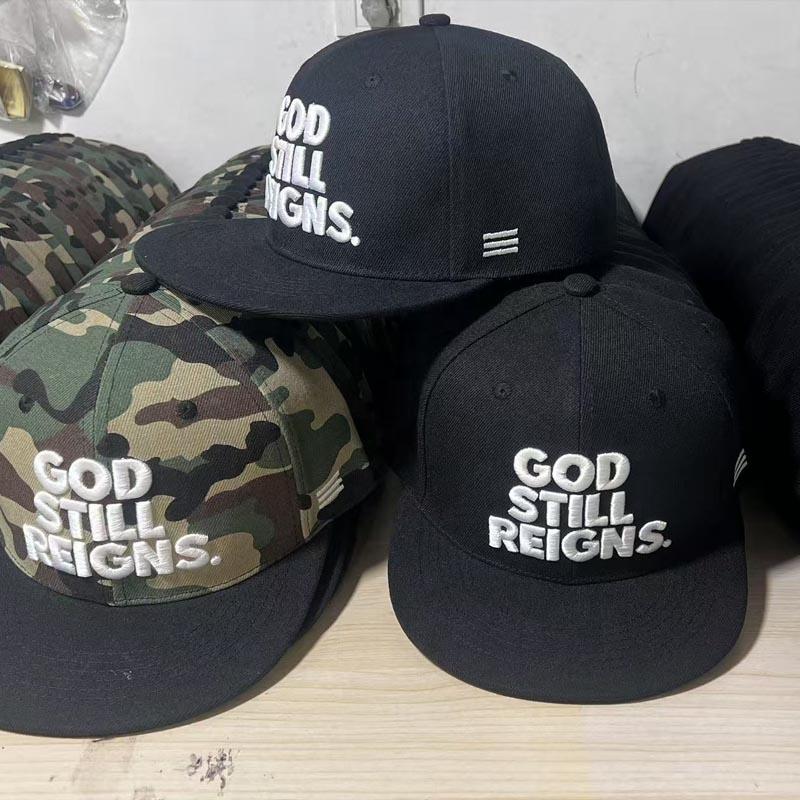 New Brand Quality Flat Bill Blank Men 3D Puff Embroidery Patch Snapback Cap Fitted Custom Baseball Hats for Men