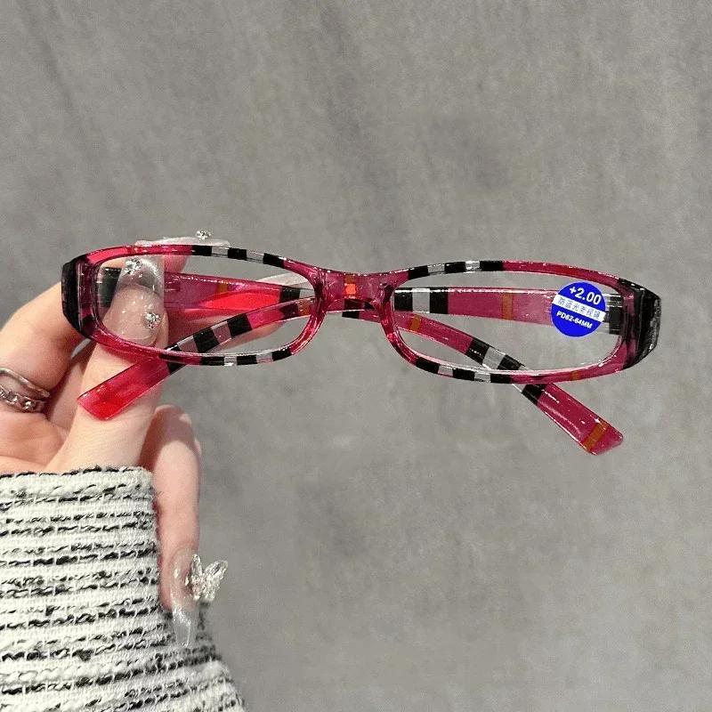 Klassische Fernsichtbrille für Damen, Blaulicht-blockierende Hyperopie-Brille für Frauen und Männer, fertige Lesebrille, Dioptrien +1,0