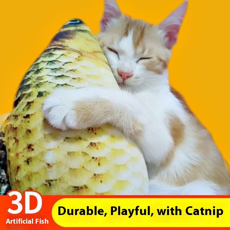 Katzenminze Fisch Katze Reizspielzeug Katze Reizstäbe Zähneknirschen Kätzchen Selbst-Langeweile Puppe Kätzchen Haustierprodukte