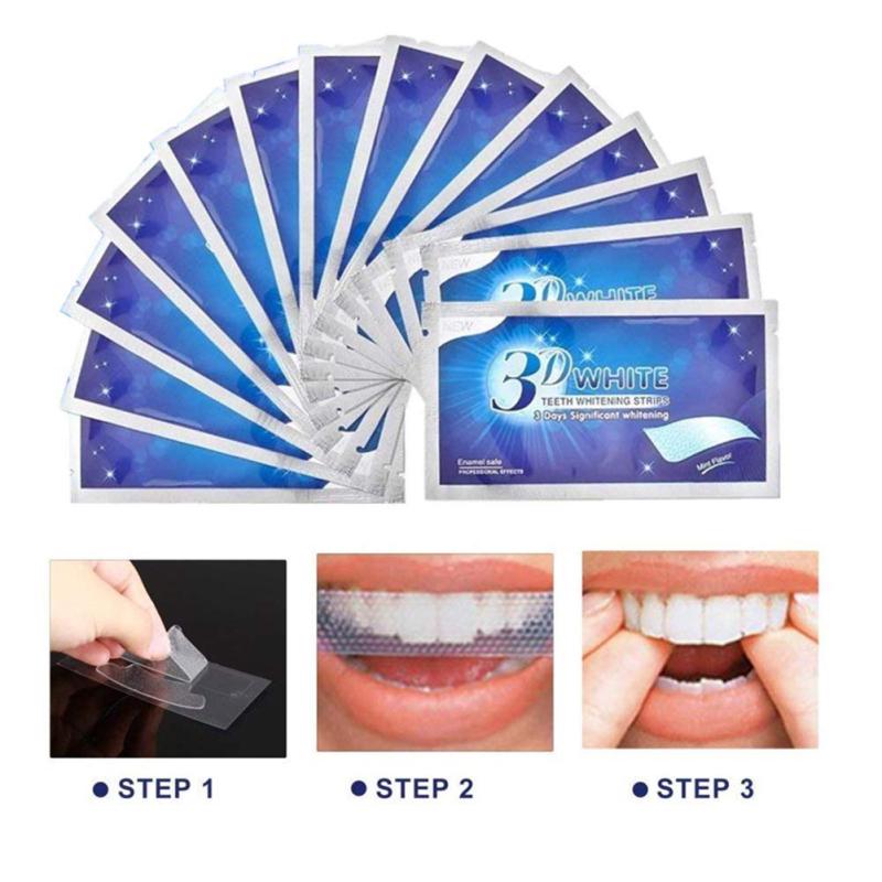 Buy 28 Pcs/box 3D Whiten Patch Teeth Oral Clean Dental Teeth Whitening