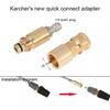 New High-pressure Water Gun Conversion Quick Connector Adapter All Copper
