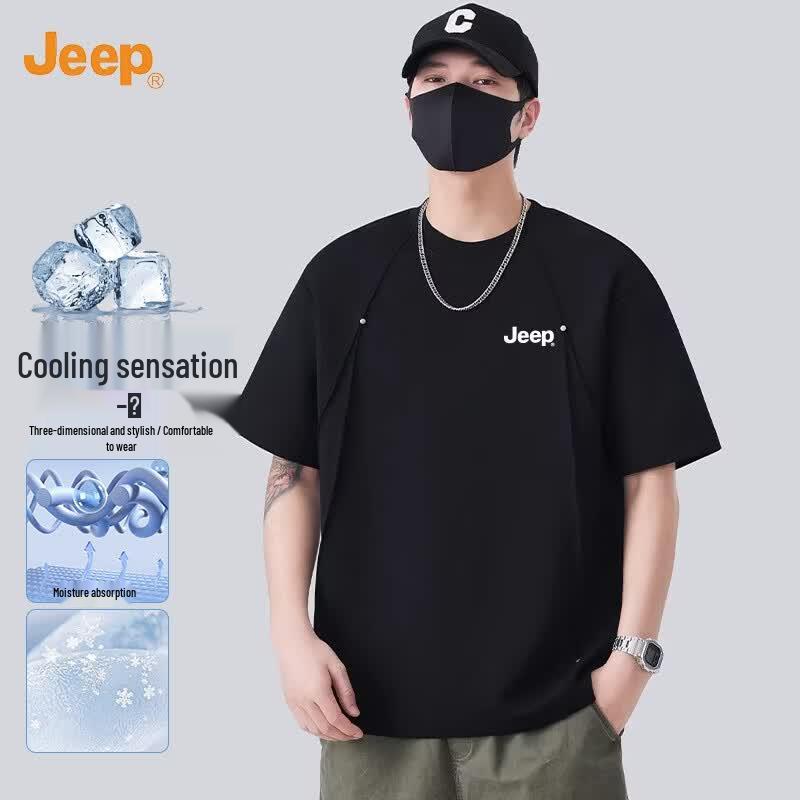 

Jeep Men s Summer Casual Short Sleeve T-Shirt L