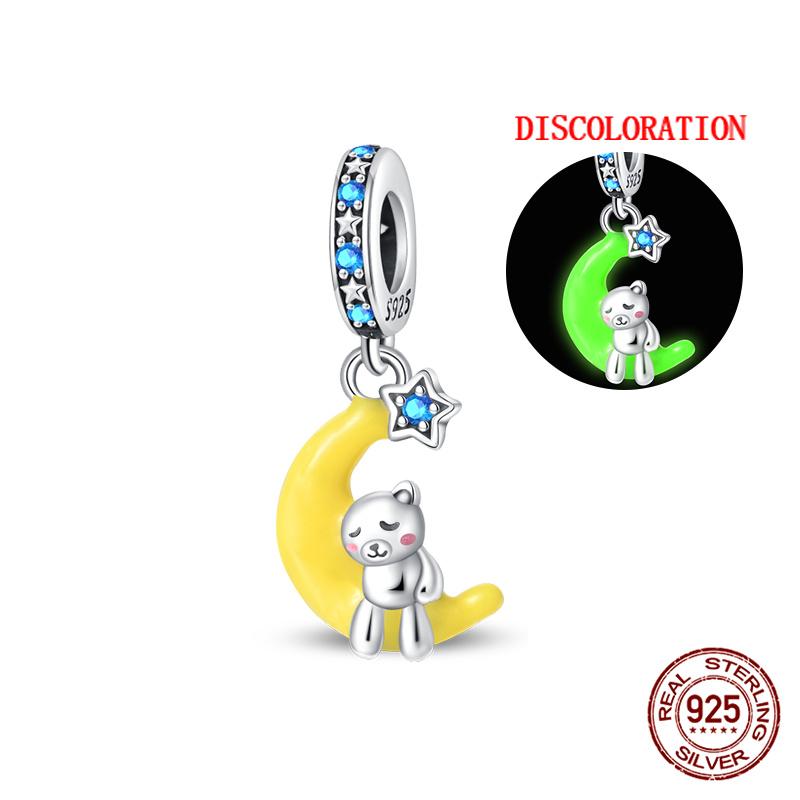 Luminous Copperstars And Moon Charms Fitoriginal Bracelets Diy Jewelry Making For Women Gift