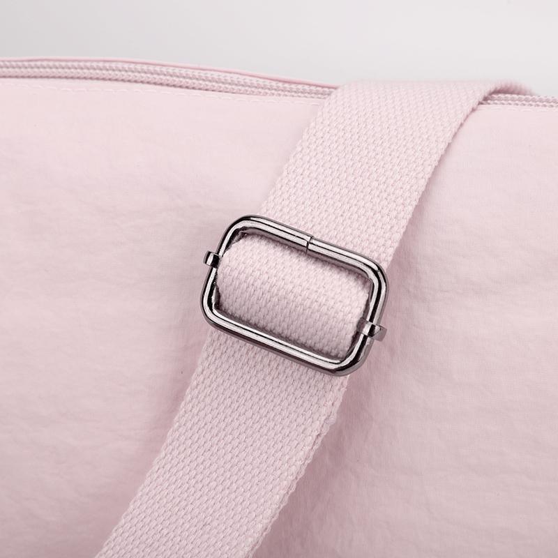 Neue Nylon Umhängetaschen Große Kapazität Koreanische Vereinfachte Schultertasche Leichtgewichtige Einfarbige Knödeltasche Reise