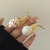 Natural Ocean Animal Ring Korean Style Bohemia Finger Ring Personality Shell Snail Ring  Friend