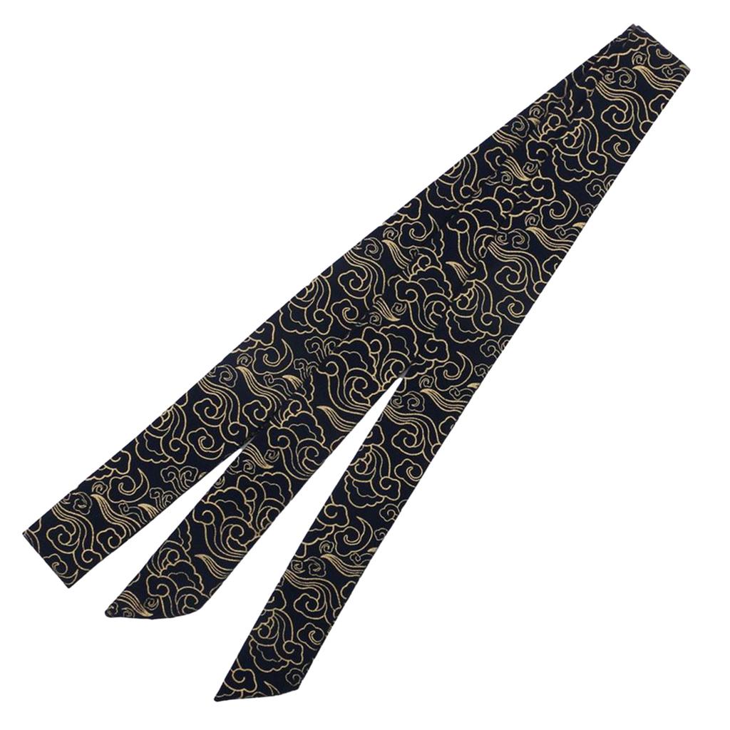 Chinese Hair Band Hanfu Clothing Headdress with Cloud Pattern Wide Headband with Chinese Crane Flower Pattern