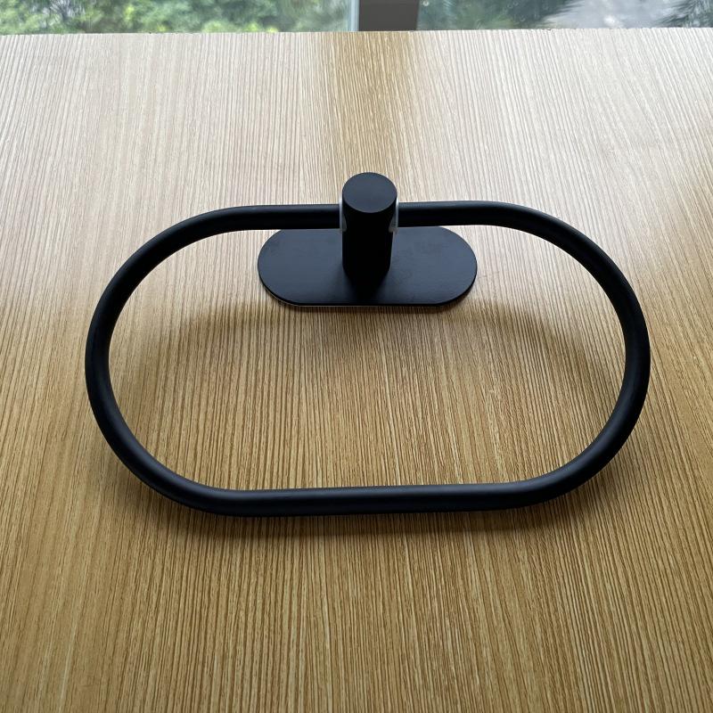 Stainless Steel No-Drill Wall-Mounted Towel and Toilet Paper Holder