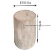 Massivholzpfeiler Originale Holzwurzel-Schnitzereien Holzpfähle Niedrige Hocker Baumstümpfe Ornamente Holzhocker