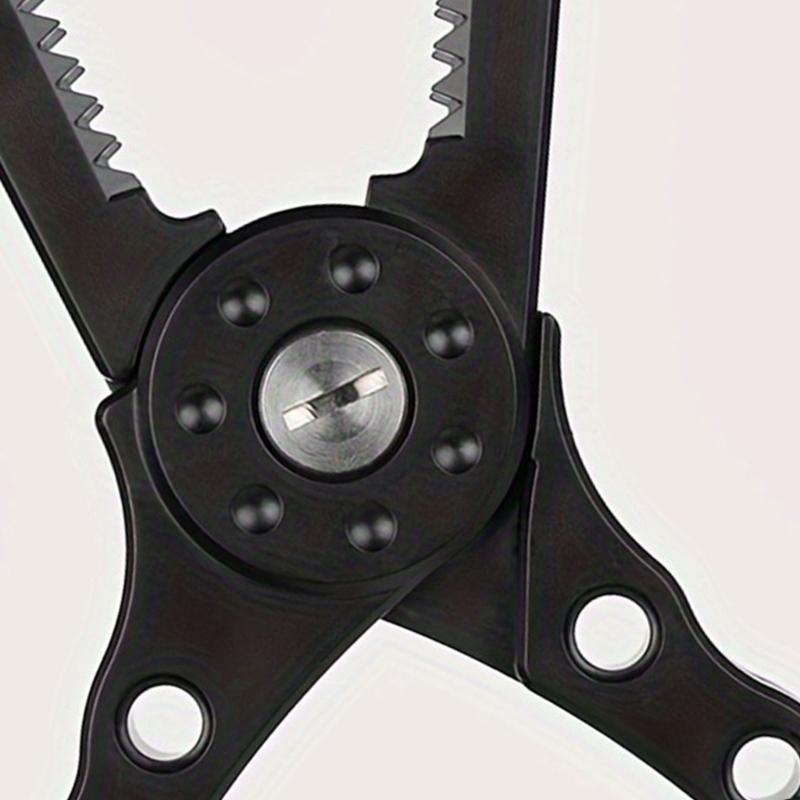 High-Index Plastic Fishing Pliers with Grip & Hook Removal Tool, Durable Catfish Gripper with Non-Slip Handle and Lanyard