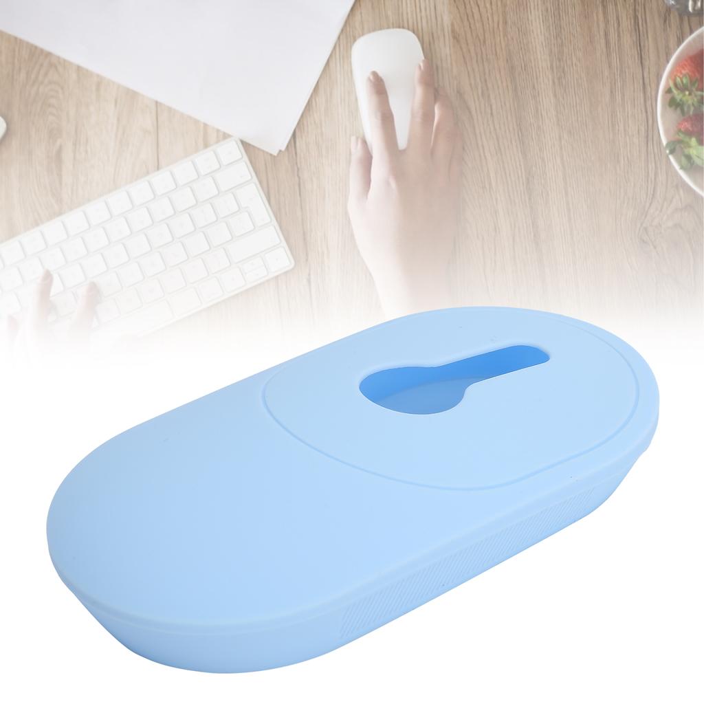 Mouse Cov  Elastic Silicone AntiSlip DustProof   Protective Sve for  (Blue )