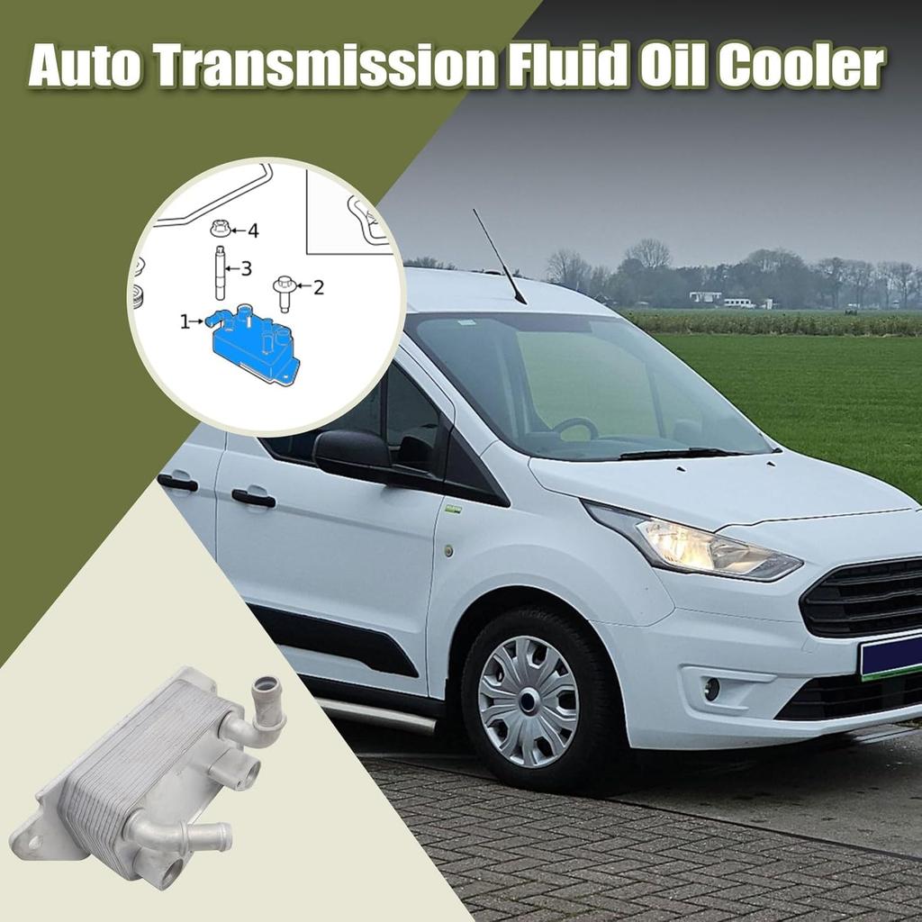 Priprilod Auto Transmission Fluid Oil Cooler Compatible with Ford Escape 2013-2019 Compatible with Ford Transit Connect 2014-2022#CV6Z7A095A