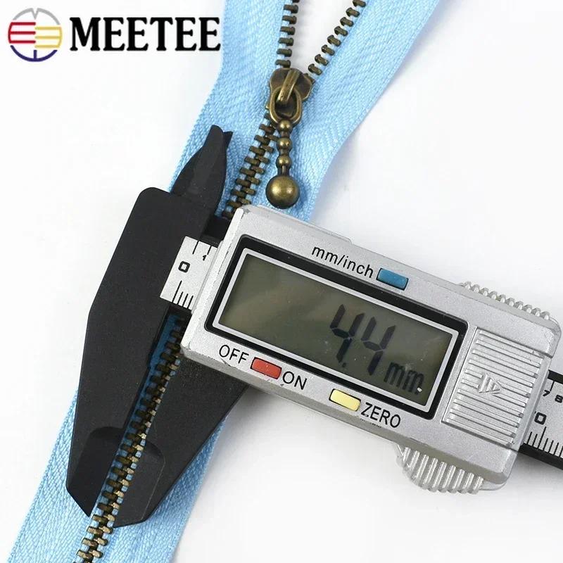 5-20Pcs 3# Metal Zippers 15/20/25/30/40cm Close-end Zipper Bag Clothes Closure for Sewing Bronze Teeth Zip Repair Kit Accessory