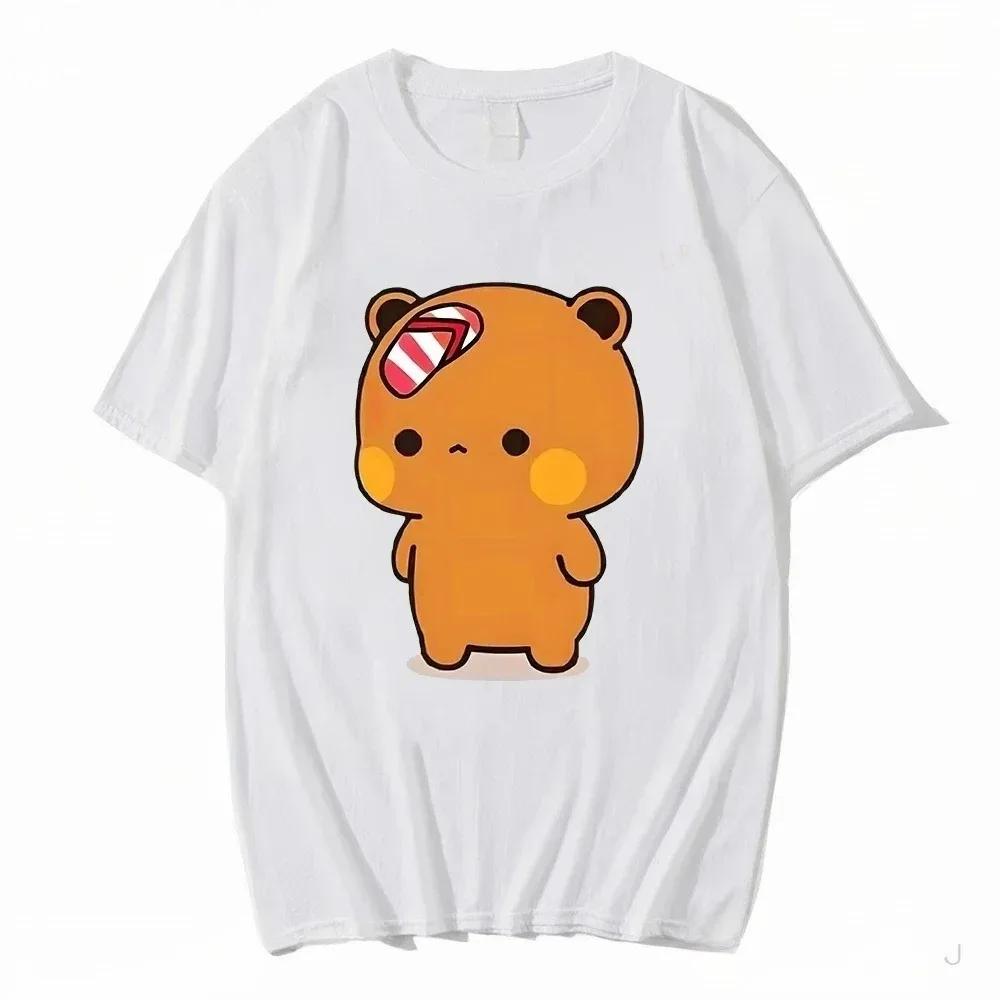 Couple Bubu Short Sleeve T Shirt Women Summer Casual Loose Cute Funny Round Neck Tshirt Pure Cotton T Shirt Unisex