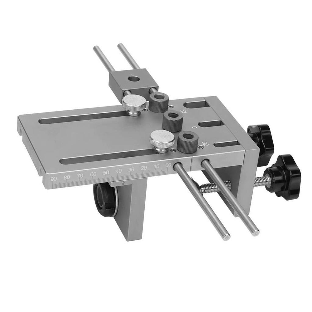 3 In 1 Dowelling Jig Drill Guide Kit Self Centering Hole Puncher Set with 600mm Extension Rod