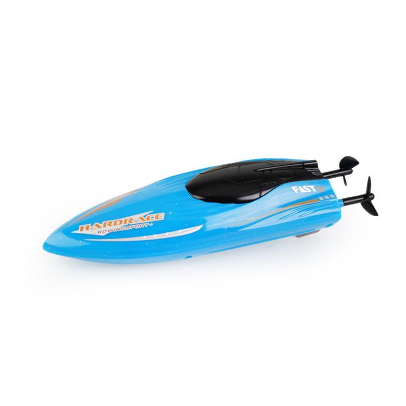 2.4G Remote Control Mini Stunt Speedboat with High-Brightness Lights - Children's Water Toy