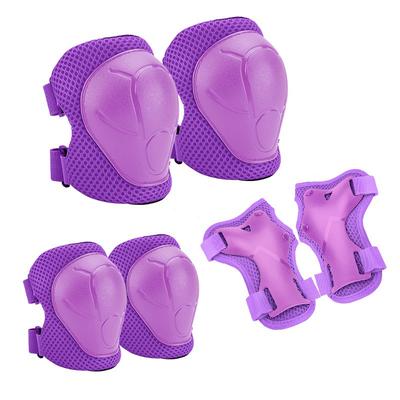 Schützende Knie- und Ellbogenschoner für Kinder, Set mit verstellbaren Gurten, Leicht, Langlebig, Sicherheitsausrüstung für Outdoor-Aktivitäten und Sport