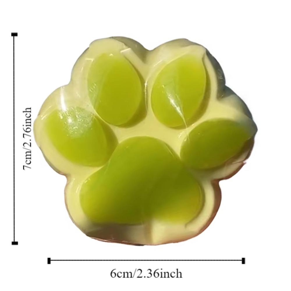 Soft Green Grape Cat Paws Toys Kneading Cat Paw Pinch Toy Cute Cartoon Fidget Toy  Kids Tricky Doll