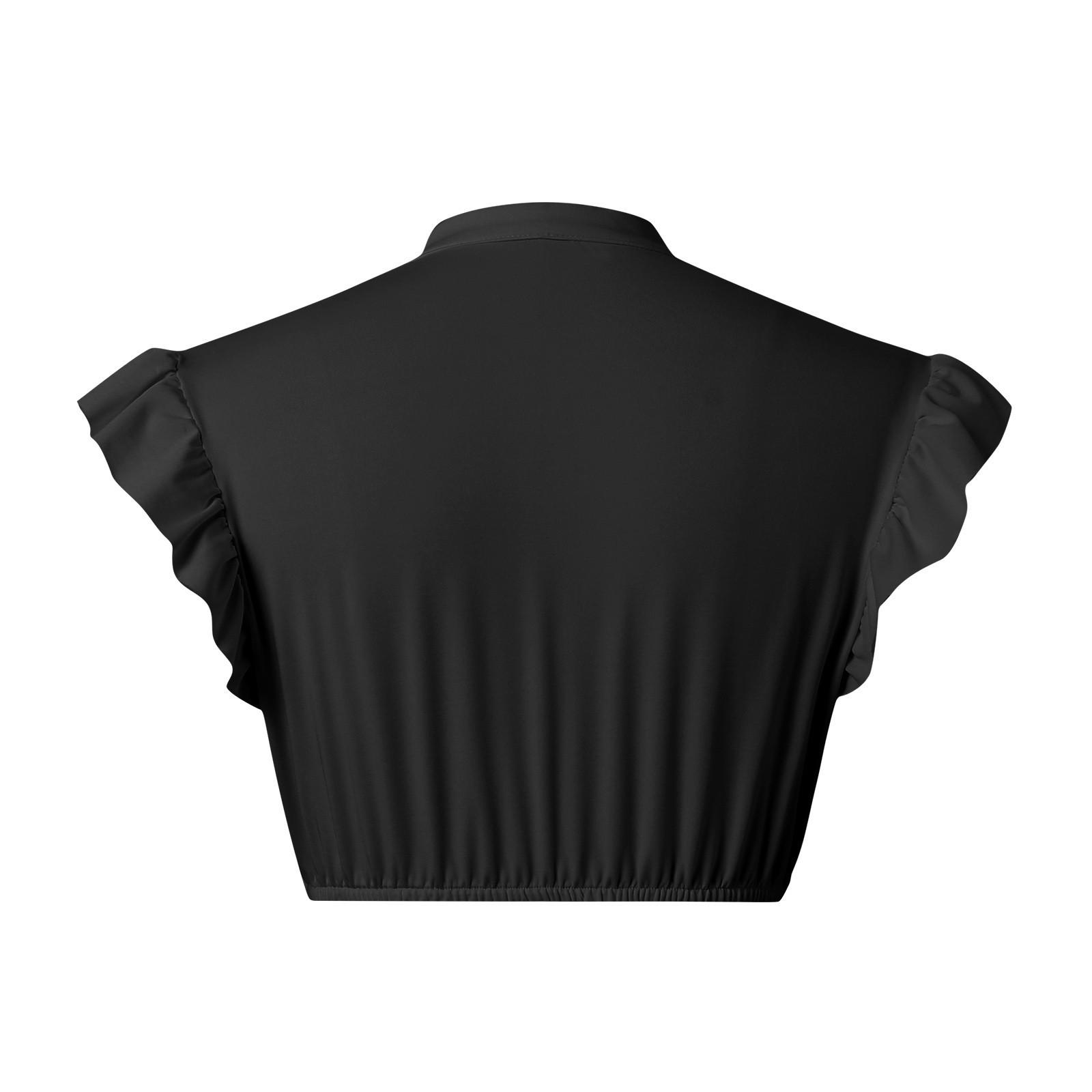 Женская элегантная классическая пивная фестивальная рубашка с кружевной отделкой — фото 5