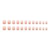 24Pcs Cartoon Petrel Fish Short Square False Nails W Jelly Adhesive Detachable Fake Fingernails Full Cover Press On Nails Tips