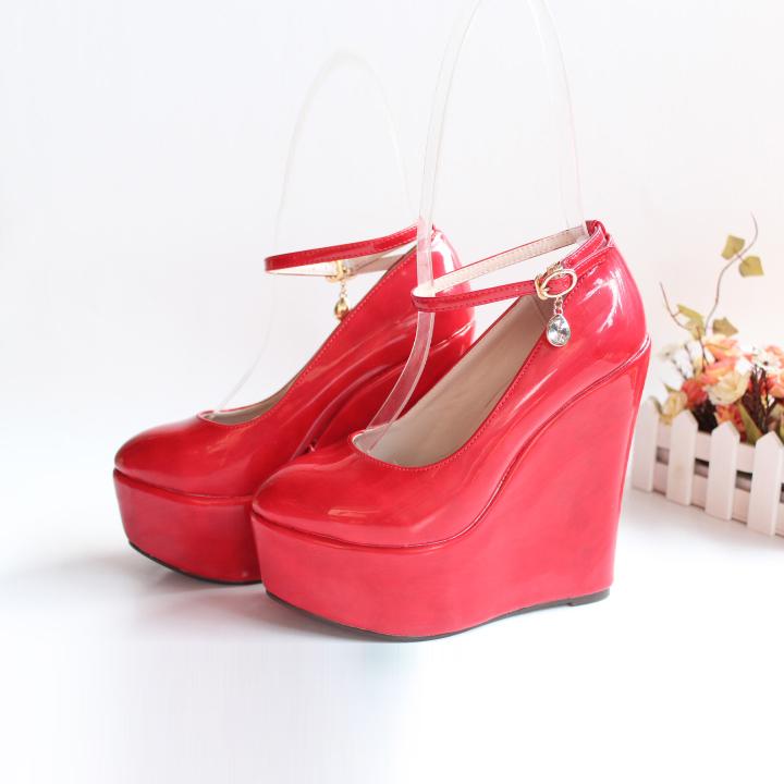 IELGY Tacones Altos Moda Ultra Alto 15cm Tacón cuña Tamaño Grande Zapatos  Rojos de Mujer comprar a buen precio — entrega gratuita, reseñas reales con  fotos — Joom