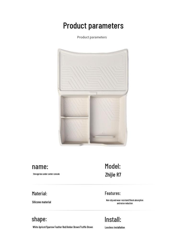 Armrest Box Storage Organizer for Car Interior Accessories