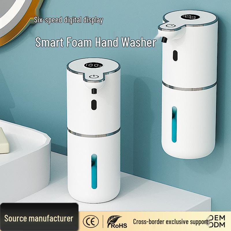 Dispenser Automatico di Sapone P25 da Parete in Acciaio Inossidabile con Display Digitale