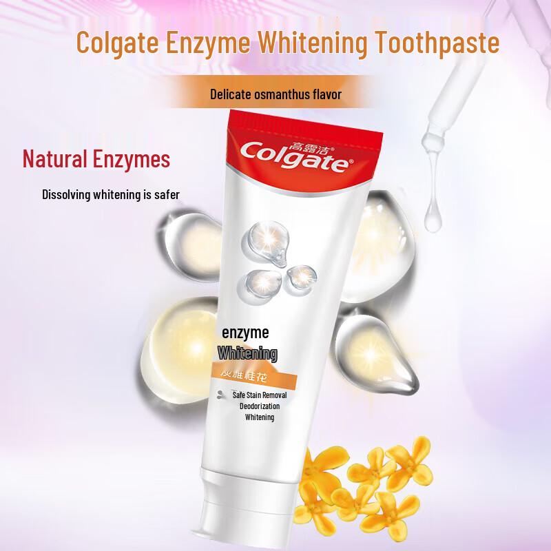 Colgate Whitening Toothpaste, White Peach Flavor