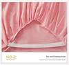 Korean Skin-Friendly Bed Skirt: Brushed Solid Color, Four Seasons, Anti-Pill, Fade & Shrink Resistant
