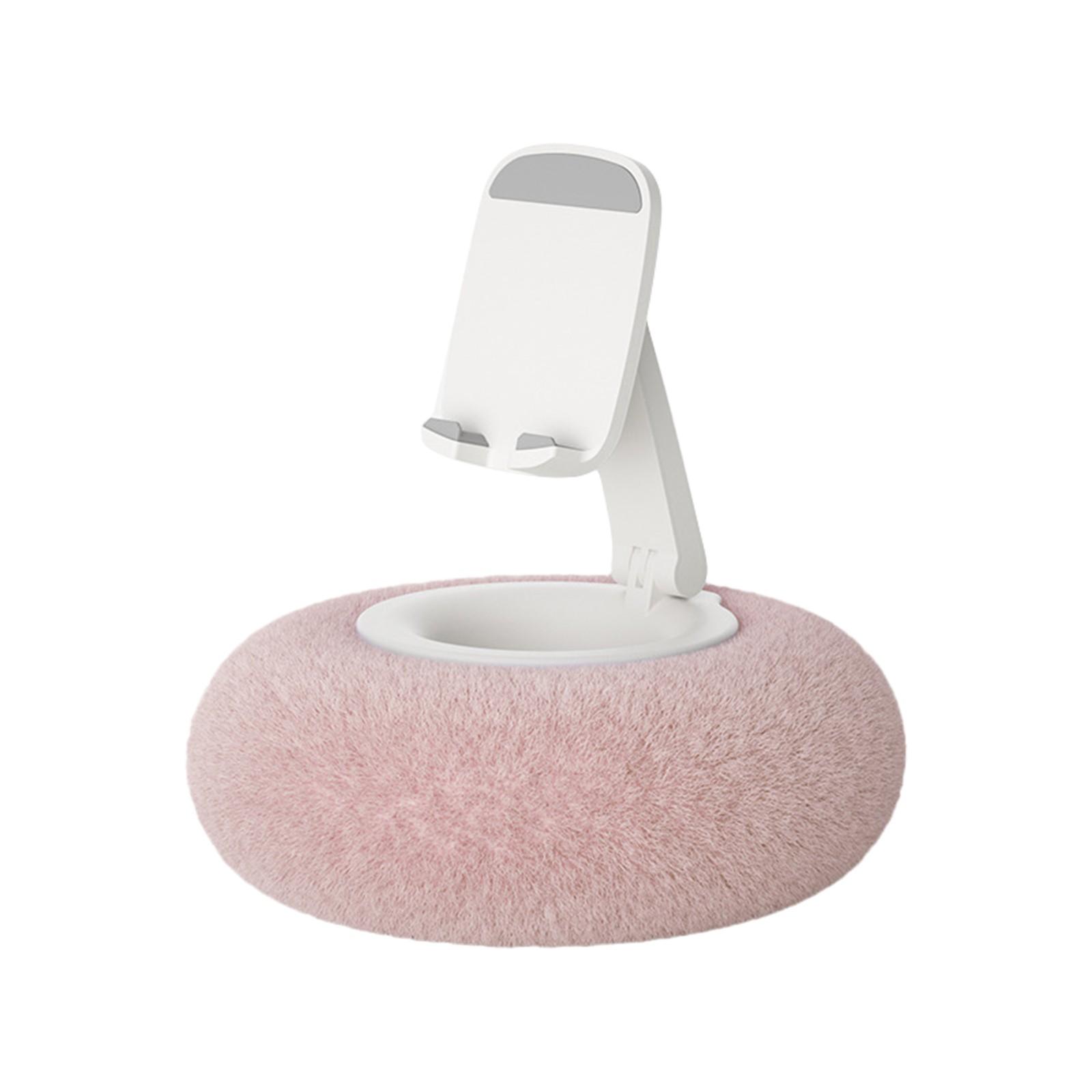 

Миска Fuzzy с держателем Kindle, регулируемый милый плюшевый держатель для телефона со съемной чашей, Миска Fuzzy с держателем для телефона One Size