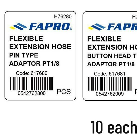 Yutian FAPRO Marine-Compatible Grease Gun Hose with Strong Adapters
