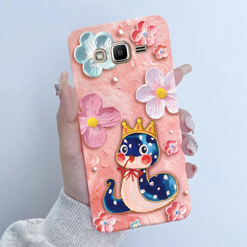 For Samsung Galaxy Grand Prime Plus G530 G531 Phone Case Flower Girls Soft Silicone TPU Back Housing for Samsung J2 Prime Covers
