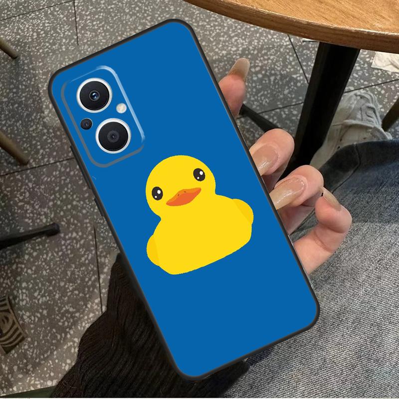 Cartoon Duck Knife For OPPO Reno 11F 12F 13F 14F 8T 10 11 12 13 14 Pro 8 7 Lite OPPO Find X8 X6 X5 X9 Pro Case
