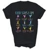 Christian I Am Bible Ballet Dancer Unisex Shirt Gift T-Shirt (Black;S)
