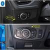 For Ford Focus MK4  - 2025 Matte / Carbon Fiber Look Car Headlight Head Lamp Switch Decor Cover Trim Inner ABS Accessories
