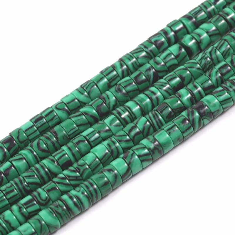 1 Strand 4x2mm Natural Gemstone Beads Heishi Beads,Loose Flat Round Undyed Cylinder Flat Spacer Stone Beads for Bracelet Earrings Jewelry Making,Red