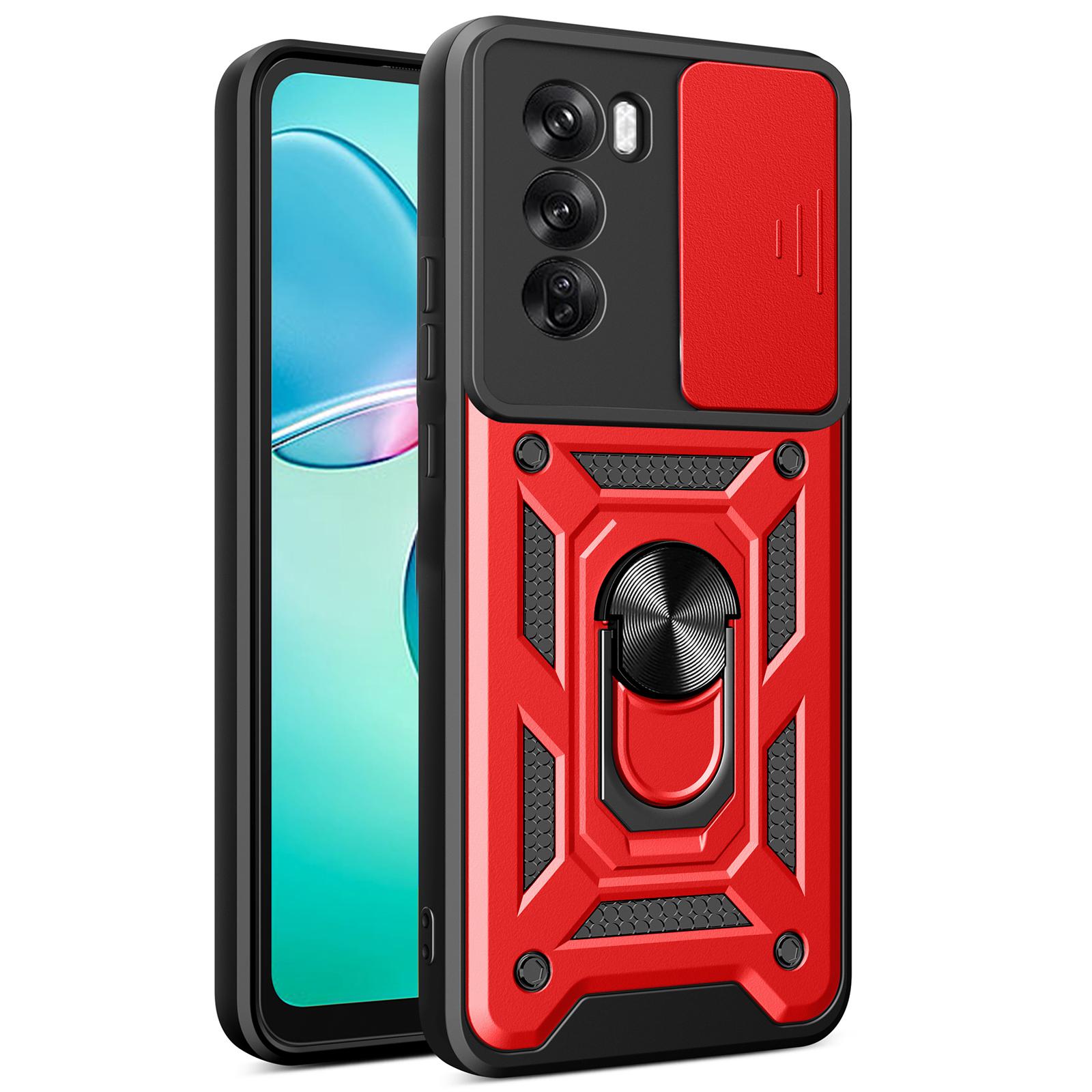 

Для Oppo Reno12 Pro 5G (Глобальний) Чохол з розсувною кришкою для камери PC+TPU Підставка Чохол для телефону G