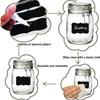120PCS/Roll Waterproof Oilproof Removable Food Stickers Labels for Jars Containers Spice Bottles Include Marker Pen