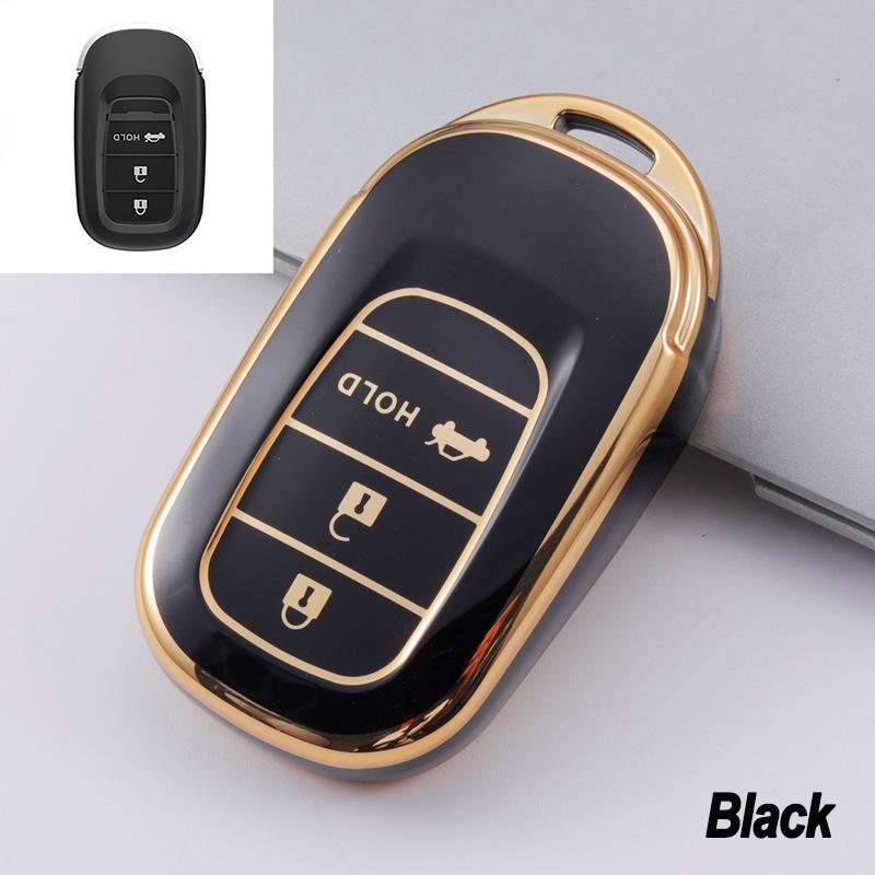 TPU Car Key Cover Case Shell Fob Holder for Honda City CRV CR-V Freed Pilot Accord Civic 2026 2026 2026 Protector Auto Styling