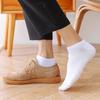 Odor-Resistant Cotton Disposable Socks: Unisex, Black/White/Gray, Sweat-Absorbent, No-Wash, Summer Thin Style.