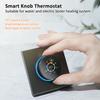 WiFi Smart Thermostat Color Screen Rotary Heating Thermostat with Backlight Temperature Sensor Time Temperature